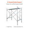 VEVOR Scaffolding Cross Brace 6x4 ft, 8-Pack Solid Carbon Steel