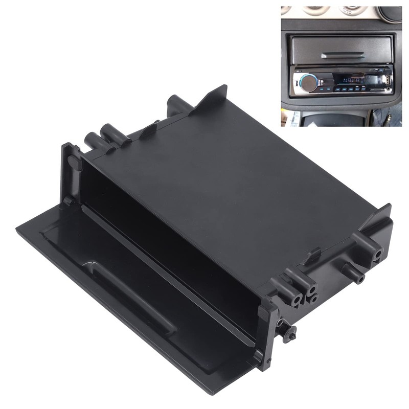 Car Stereo Storage Box,1DIN Car Radio Storage Box Multi Application