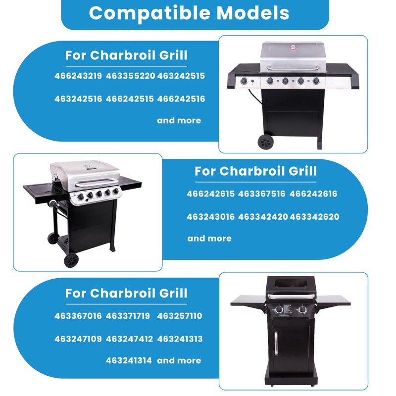ZCLYUYA Grill Igniters for Charbroil Ignitor Replacement Kit, 4-Outlets Electronic