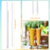 Hoolerry 1500 Pcs Plastic Straws Disposable Individually Wrapped Drinking Straight