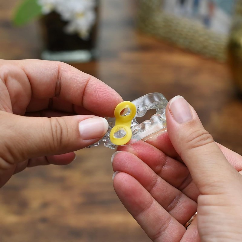 UCUNEZ 50PCS Replacement Elastic Straps for Meyson EMA Application (Blue,