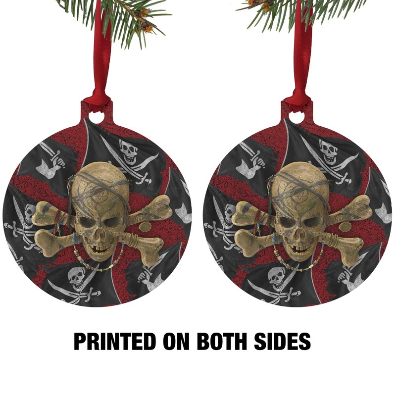 GRAPHICS & MORE Pirate Skull and Jolly Roger Black Flags