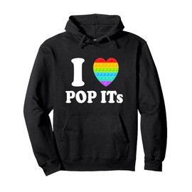 I Heart Pop Its I Love Popits Pop It Children Pullover Hoodie
