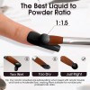Rosalind Polvo Acrílico Negro Para Uñas De 1.76 Oz/1.76 Onza