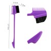Mikinona 2sets Makeup Supplies Brow Comb Brush Abs/nylon Comfortable Handle