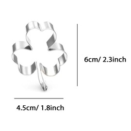 ZDYWY Shamrock Shaped Cookie Cutters