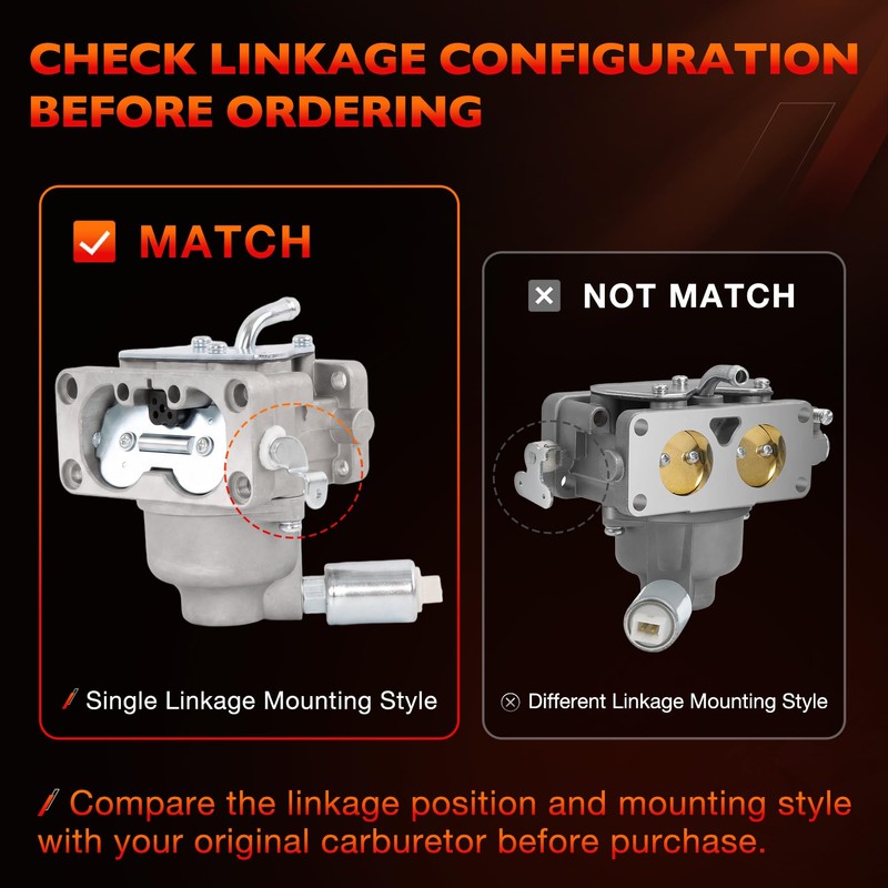 Carburetor Compatible with Husqvarna YTA22V46 YTA24V48 YTH22V46
