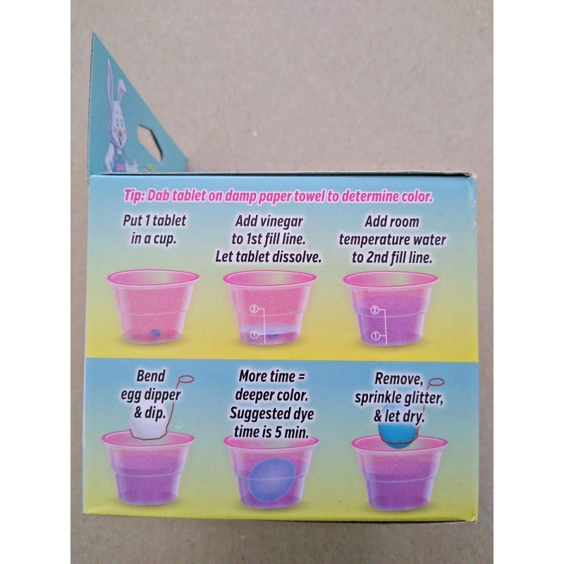 Glitter color cups by PAAS America's favorite Easter tradition