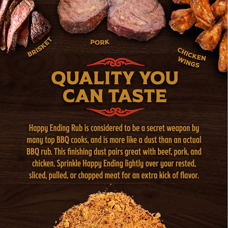 Big Poppa's Happy Ending Finishing Dust Seasoning – Irresistible BBQ