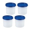 Westmark 258422E6 8 Herb/Freezer Containers with Lid Capacity 4 x