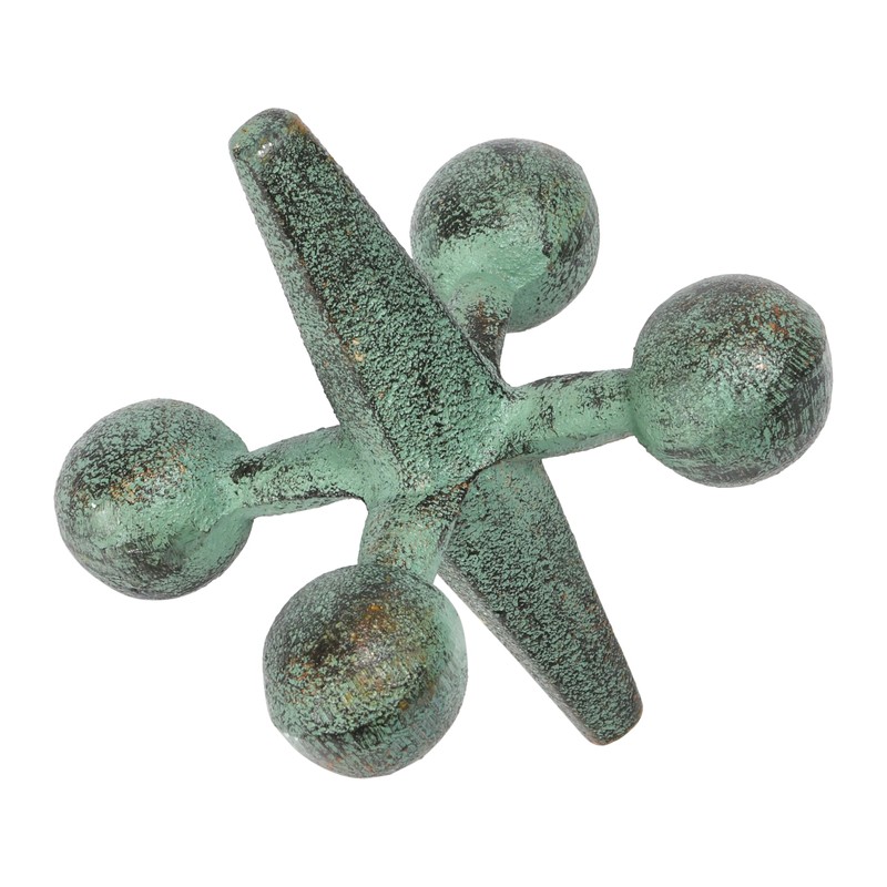 Creative Co-Op Cast Iron Jack Accent, Patina