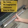 Metonsto Refrigerator Door Handle Covers, 4pcs, Kitchen Appliance Decor, Fridge