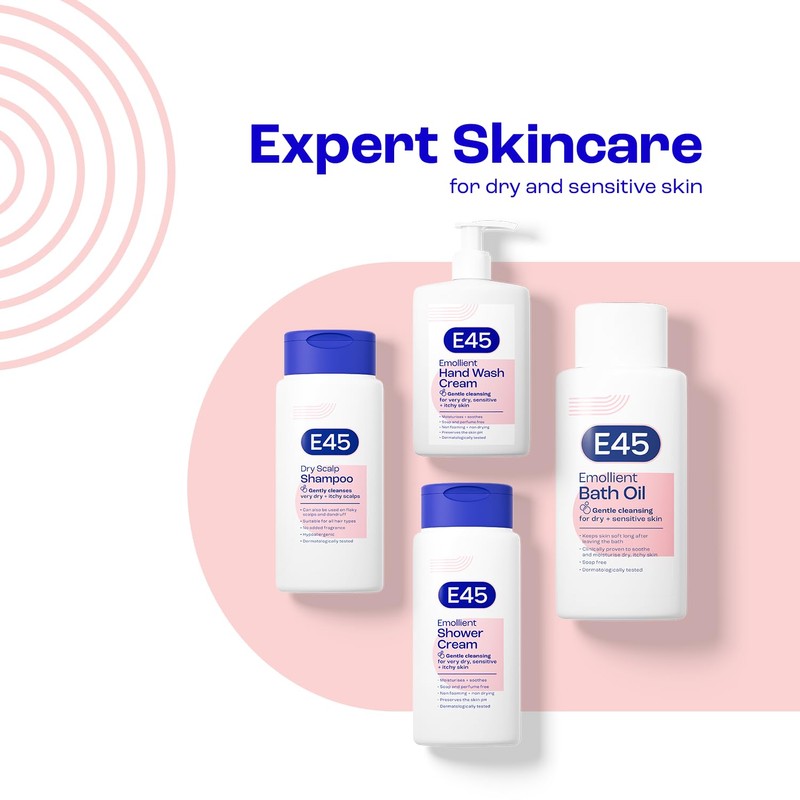 E45 E45 Shower Cream for Dry, Sensitive, and Itchy Skin