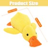 Beojonvy Interactive Dog Toy, Indestructible, Anti-Stress Duck Dog, Squeaky Toy,
