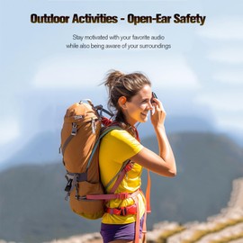 Open Owls Hanging Earphones 5.4 Bluetooth Open Ear Earbuds Out Of Ear Headphones Outside Ear Wireless Earless Headphones Bluetooth Open Ear Hanging Headset Bone Air Conduction Earbuds Over The Ear