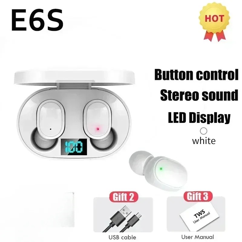 Wireless Bluetooth Earbuds for Calls & Music – TWS Earphones