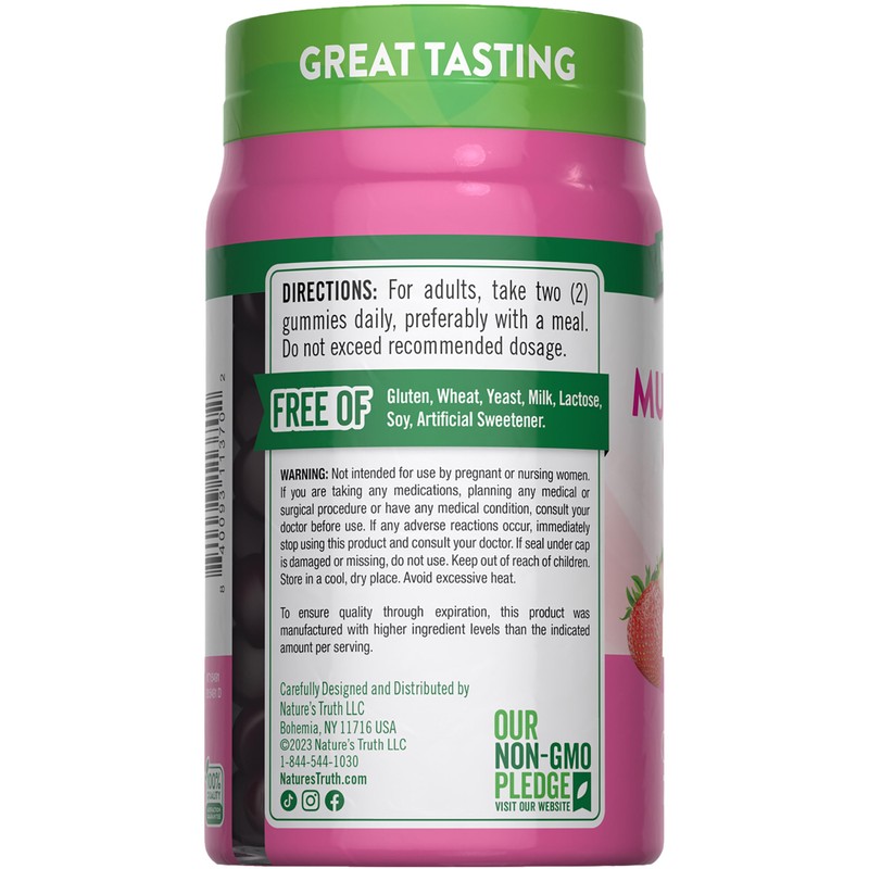 Nature's Truth Womens Multivitamin Gummies Plus Collagen & Biotin |