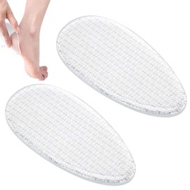 SGERUFZ Pack of 2 Glass Foot File | Glass Foot File Callus Remover for Feet | Heel Scratcher for Cracked Heels | Foot Scrubber for Dead Skin | Foot Care Pedicure Tool for Dry Feet