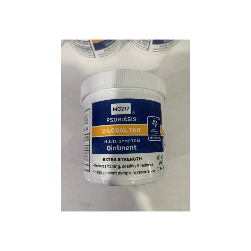 Mg217 Psoriasis Coal tar Formula Ointment 4 oz (Pack Of