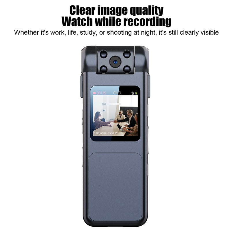 Video Recorder Multifunctional 1080P HD Noise Reduction Motion Detection Small