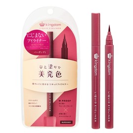 [Liquid Eyeliner with Beautiful Colors to Make Your Eyes Beautiful] Waterproof and Smudge Proof Formula that is Resistant to Water and Sebum Resistant [Kingdom Liquid Eyeliner WP Burgundy]