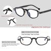 Long Keeper Oval Blaulichtfilter Brille Damen Herren Retro Anti Blaulicht