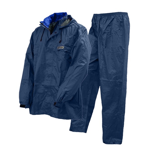 RAINYACE Air Master Rainwear Top and Bottom Set, navy