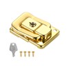 PATIKIL Suitcase Lock Hasp 1.6" x 1.10",1Pcs Iron Toggle Catch