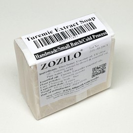 zozilo Soap -Yellow Turmeric Soap -Shea Butter Soap - Olive Oil Soap - Cinnamon Leaf Essential Oil Soap - Palm Oil Free - Handmade Soap -4.6 oz