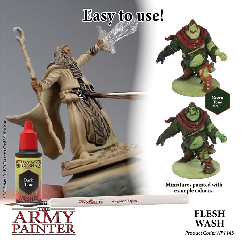 The Army Painter Flesh Wash - Quickshade Wash - Non-Toxic