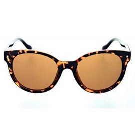 Optic Nerve, Hotplate, Women's Sunglasses - Shiny Honey Demi with Black Frame, Polarized Brown Lens