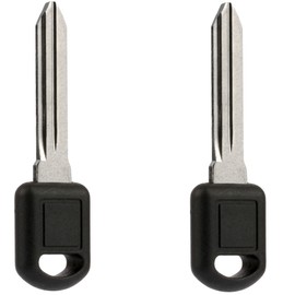 Uncut Transponder Ignition Key fits PK3 Buick/Chevy/Oldsmoble/Pontiac/Saturn, Set of 2