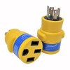 Parkworld 691944 Power Adapter 4-Prong Generator 30A Locking L14-30P Male