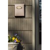 Architectural Mailboxes Designer Lockable Wall Mount Mailbox, Venetian Bronze with