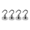 Grip 4 pc Small Magnetic Hooks Professional Strength (22 lb