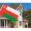 Large Oman Flag,3x5 FT Omani 75D Outdoor BannerArmish Decor for