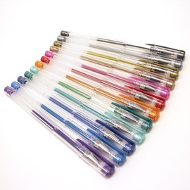 Colorful Metallic Gel Pens For Fuji Instax Mini 9, 26, 8, 7 Instant Camera Projects- Pack of 12