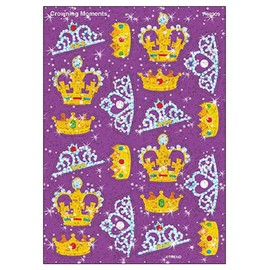 Trend Go-to Seal Glittering Crown Large 40 Pieces Trend Sparkle Stickers Large Crowning Moments T-63309