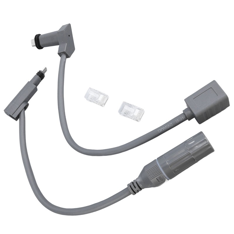 SPX Plug to RJ45 Adapter 1200Mbps Transmission Speed Rectangular Satellite