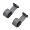 Fielect 2pcs IDC 16 Pin Connector Gray Wire Flat Ribbon