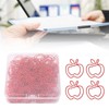 100 Pcs Paper Clip Cute Fruit Shaped Electroplated Metal Decorative
