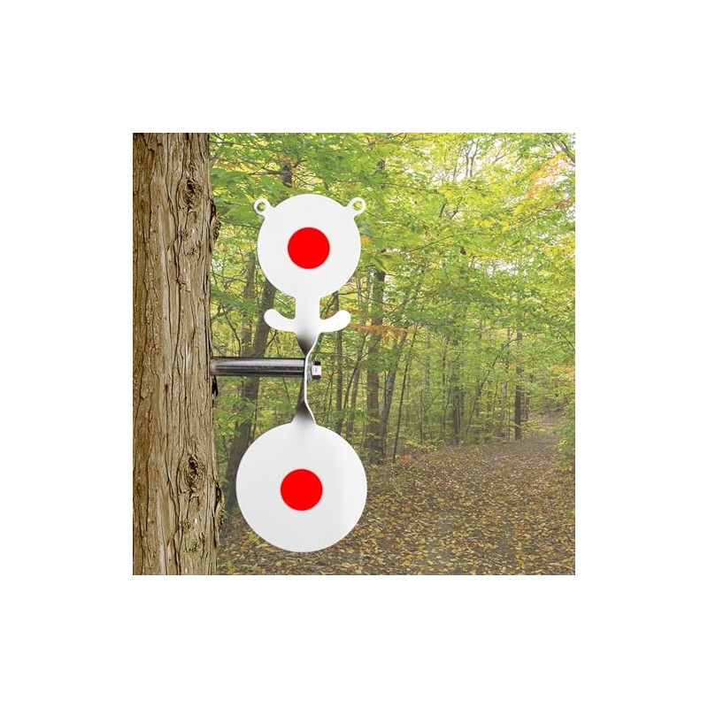 WINGSWINMAX 2.5”Bear Clay Ball Slingshot Target Also for Airsoft, Hanging