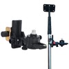 Fine Tuning Bracket Level Adapter, Height Adjustable Telescoping Pole Head