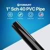 FORMUFIT PVC Pipe, 1" Size, (1.315" Actual OD) Sch 40