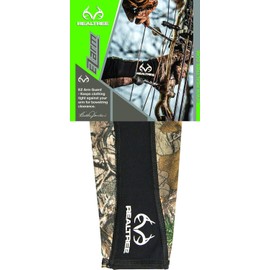 Realtree EZ Arm Guard - Archery Bow Arm Sleeve for Bowstring Clearance - Comfortable Lycra Blend, Silent Design - Worn by Pro Staff