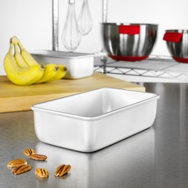 Fat Daddio's Anodized Aluminum Bread Pan Single, 10 Inches by 5 Inches by 3 Inches