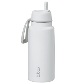 POWCAN - Botella de agua aislada de 26 onzas con popote 2 en 1 y tapa de boquilla, mantiene frío 24 horas, a prueba de fugas, se adapta a portavasos d
