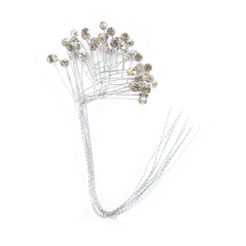 Reliant Ribbon 67142-000-Q Rhinestone Spray 2 Crystal Rd Floral Accessories, 12 Pieces, Clear