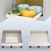 Pull out Cabinet Organizer,Expandable Width(15"-21"),Depth(17"-24") with 3 Rails,Roll out Drawers,No