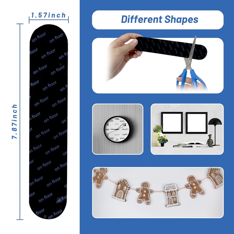 NewUgly 16 Pcs Rug Tapes, Rug Grippers for Hardwood Floors,